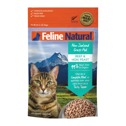 Feline Natural Freeze-Dried Beef and Hoki